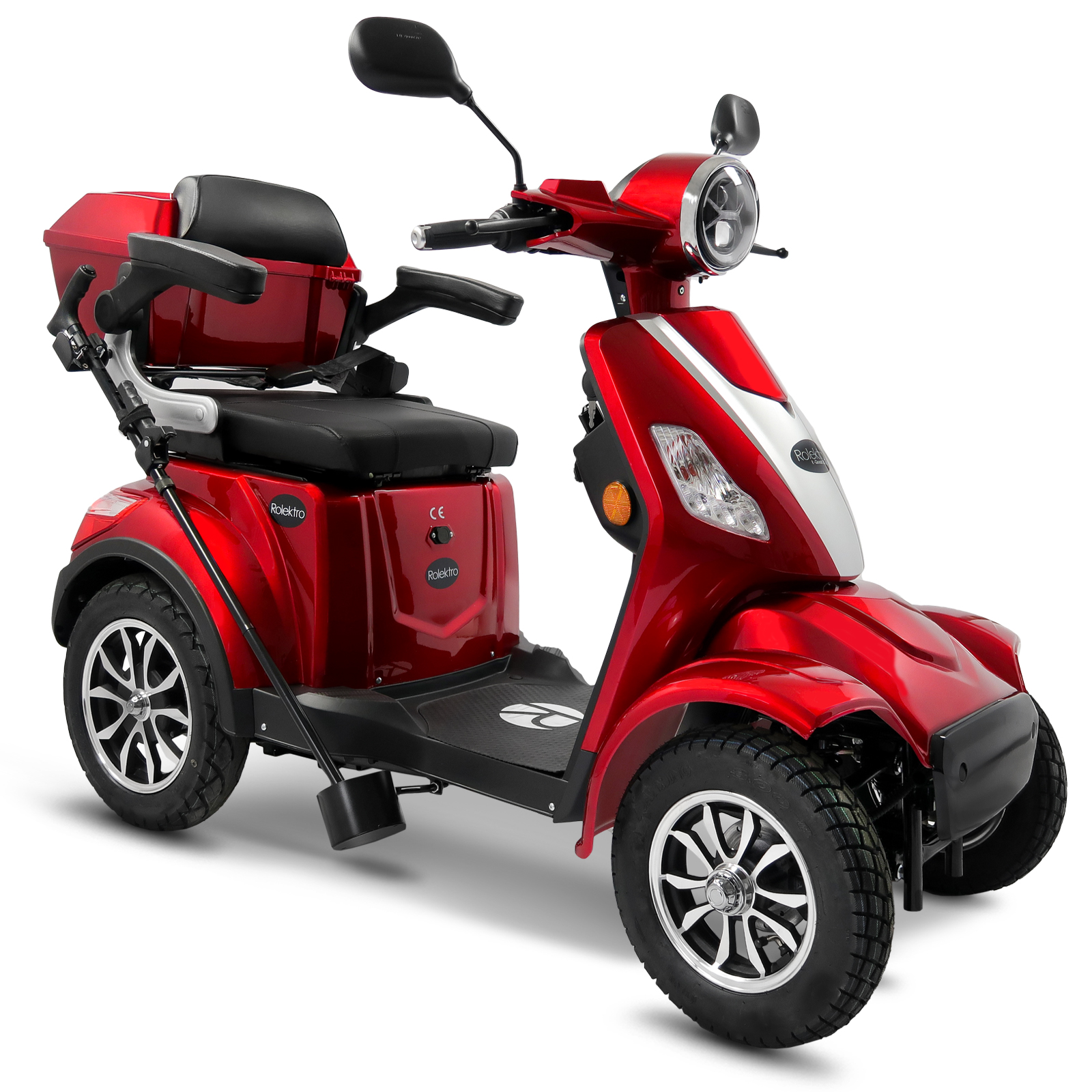 Rolektro E-Quad 25 V.3 Lithium Akku herausnehmbar - 4 Rad Seniorenmobil