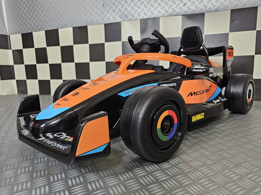 Elektrokinderfahrzeug McLaren Formel 1 Elektro Kinderauto mit 2x25 Watt, Elektro-Rennauto für Kinder