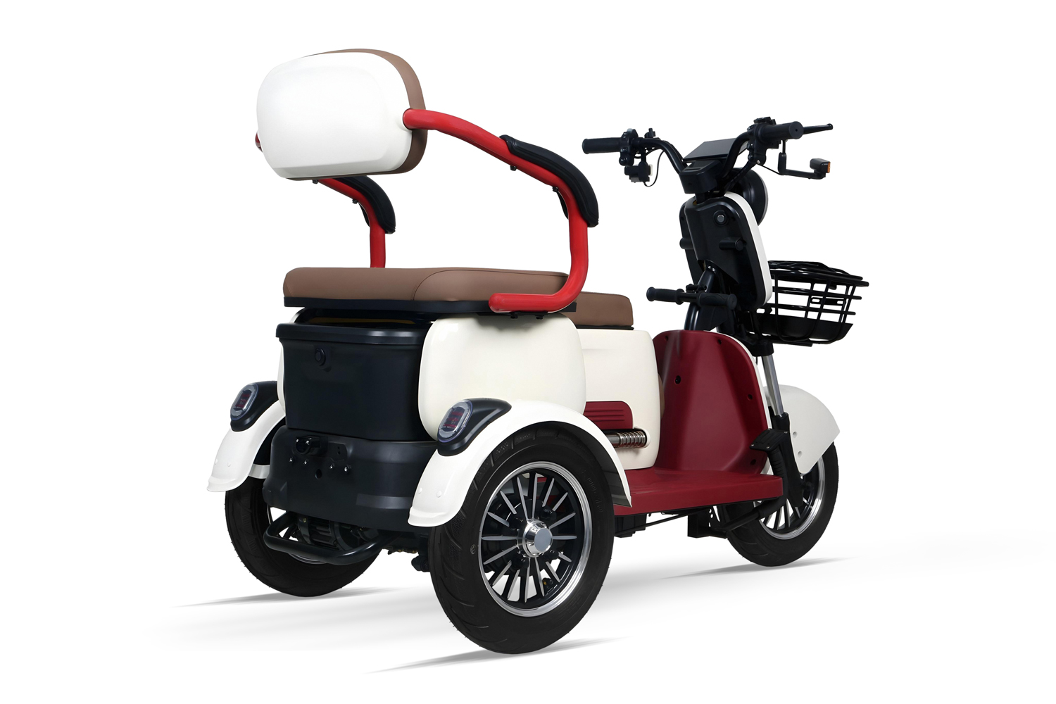 Elektromobil Geco Senio CX2 R110 1000 Watt 60V, Dreirad mit 25 km/h, Seniorenmobil als Zweisitzer, E-Dreirad