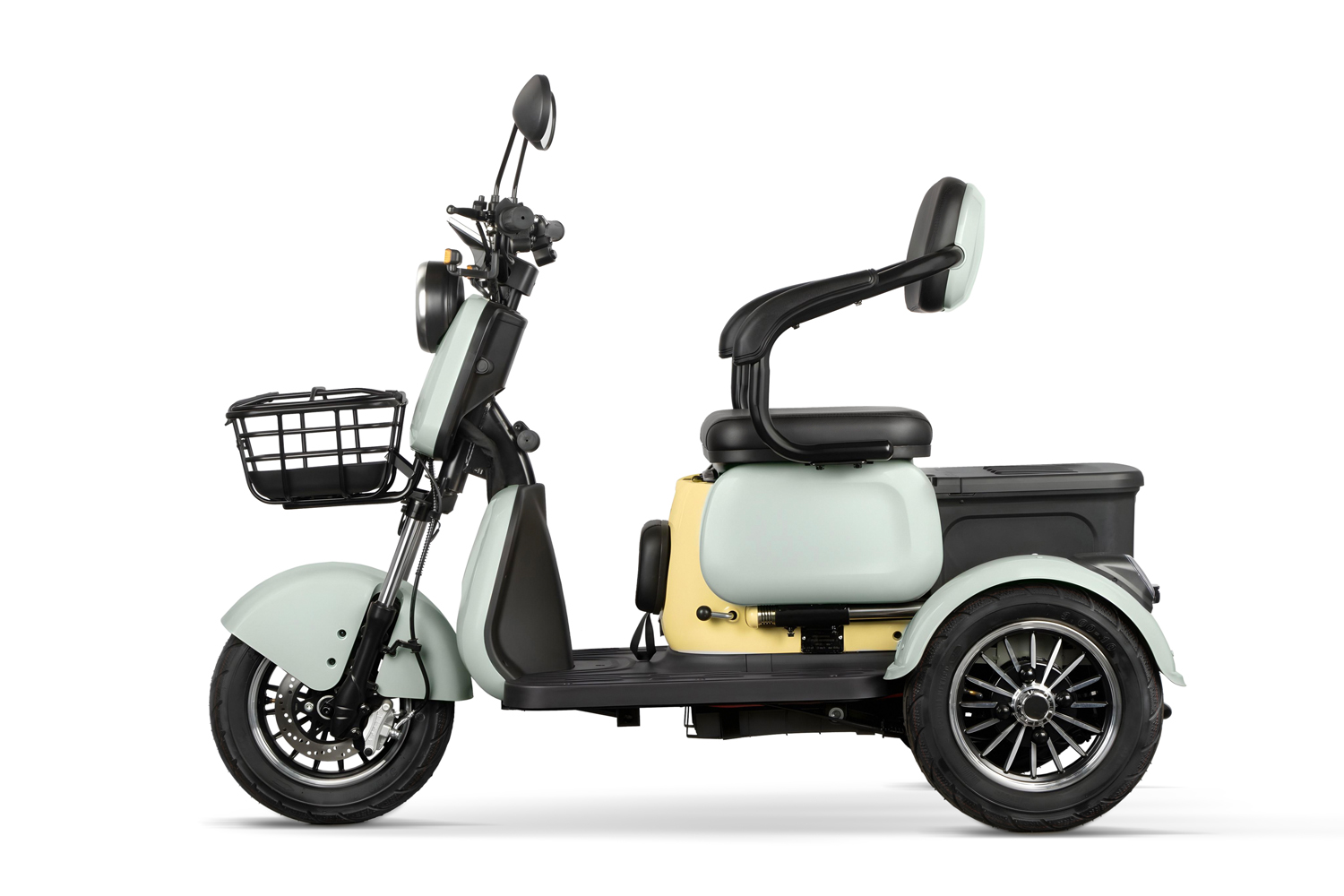Elektromobil Geco Senio CX2 R110 1000 Watt 60V, Dreirad mit 25 km/h, Seniorenmobil als Zweisitzer, E-Dreirad