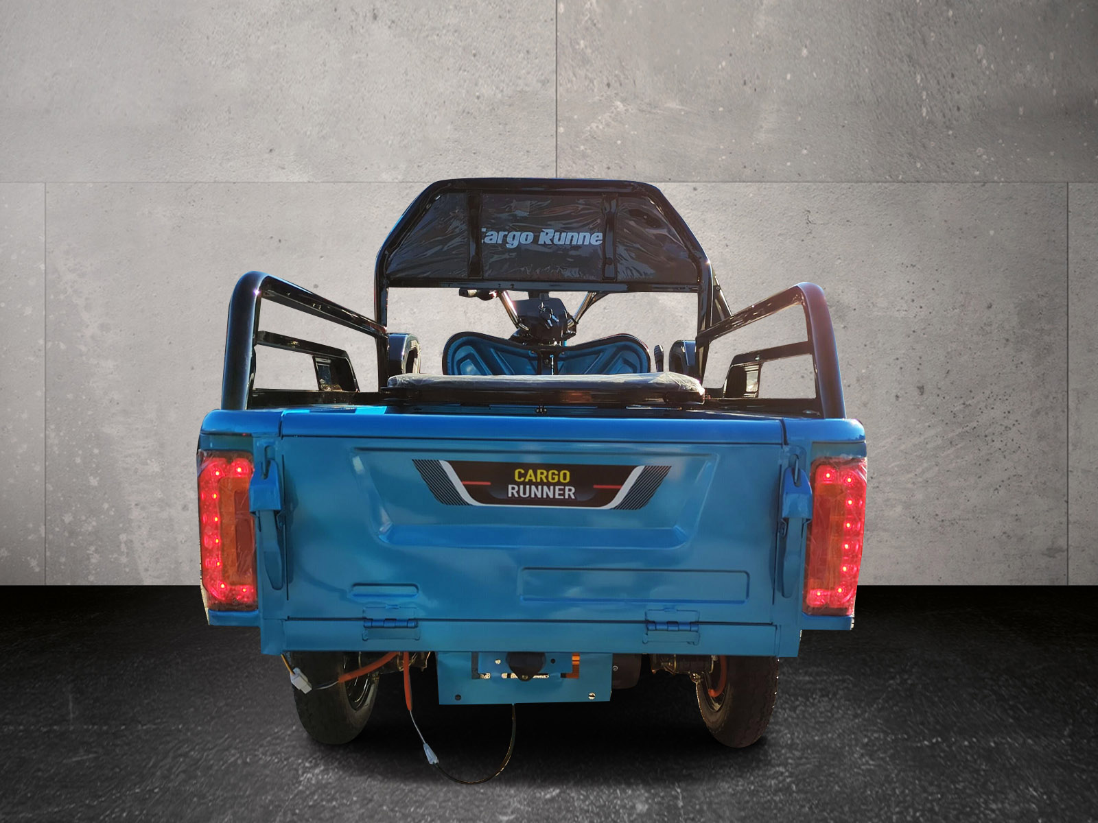 Elektro-Pritsche Cargo Runner Compakt 25 km/h - Elektrischer Kipper - Transportfahrzeug, Lastenfahrzeug, Elektro Pritschenwagen