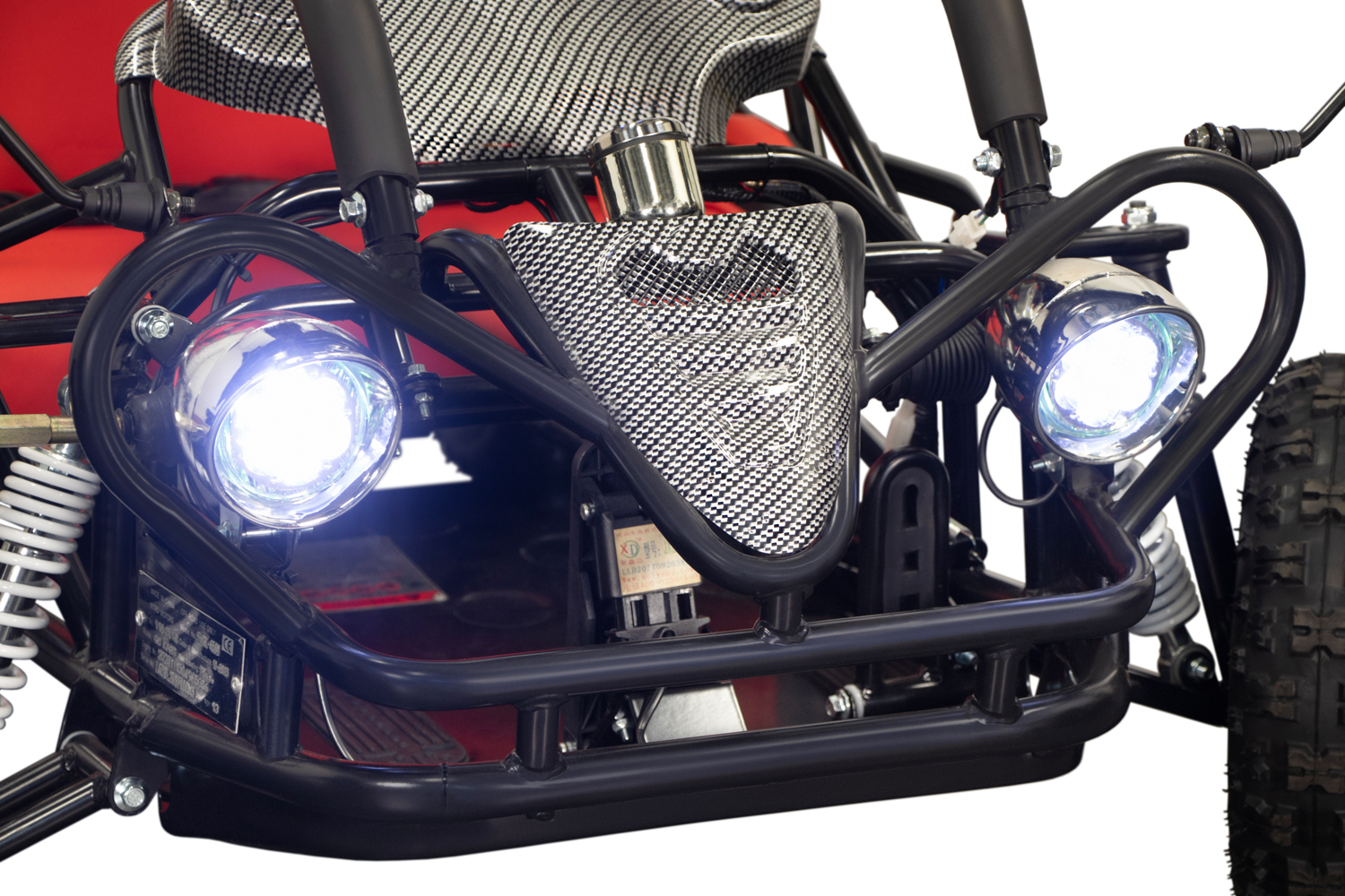 NITRO MOTORS 650 Watt Eco mini Kinder Buggy Gokart Hunt 6 - 2 Sitzer Strandbuggy