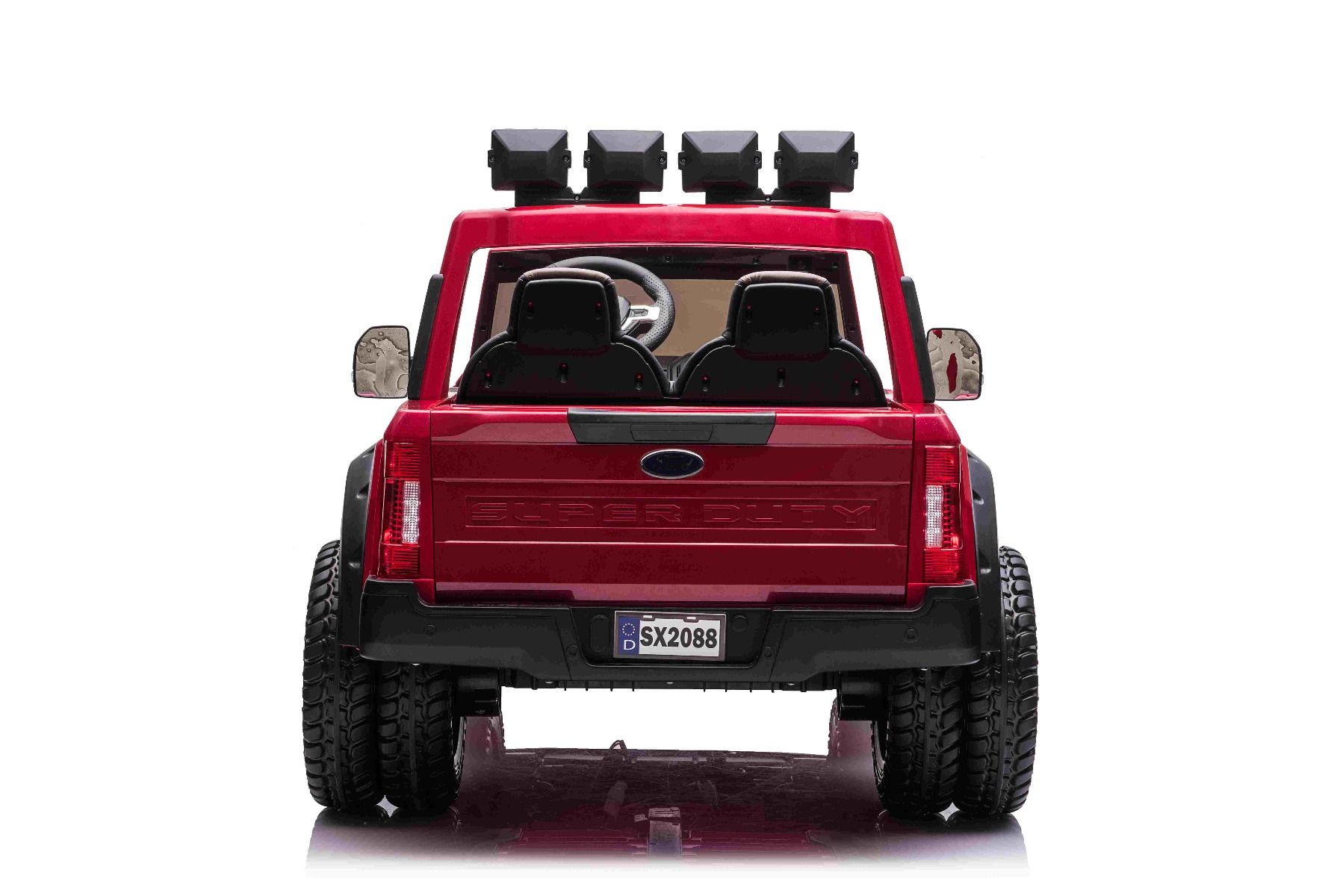 XXL Kinder Elektroauto Ford Super Duty 4x4 Allradantrieb - Elektro-Kinderfahrzeug 2 Sitzer