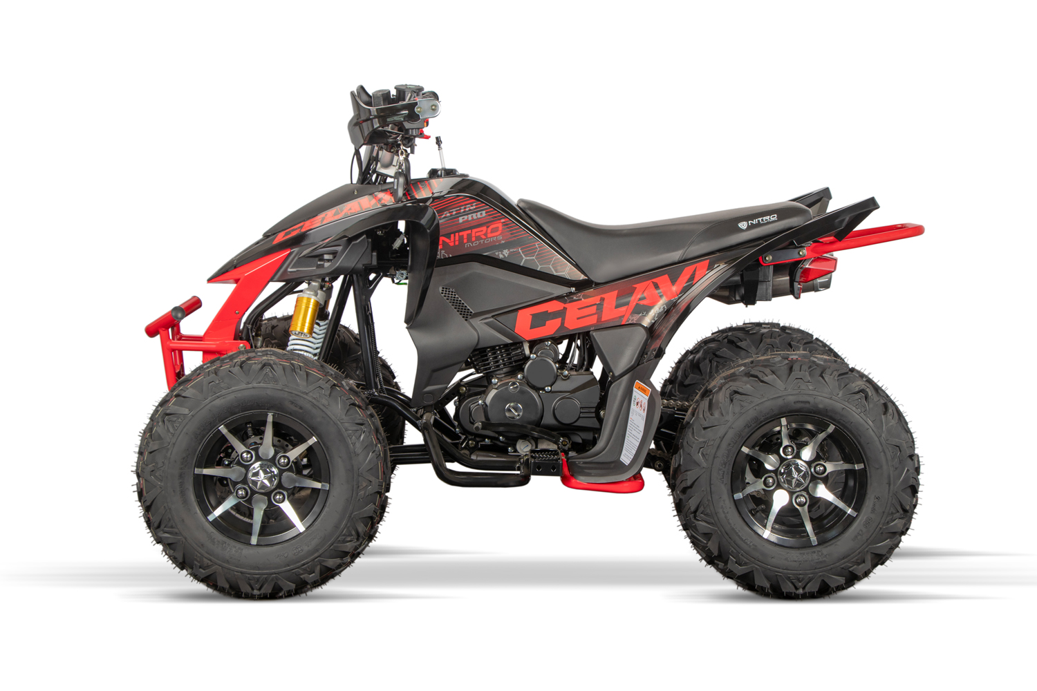 NITRO MOTORS 250cc maxi Benzinquad maxi Quad Celavi RS10, Quad 4-Gang Manuell Platin Alu-Felge