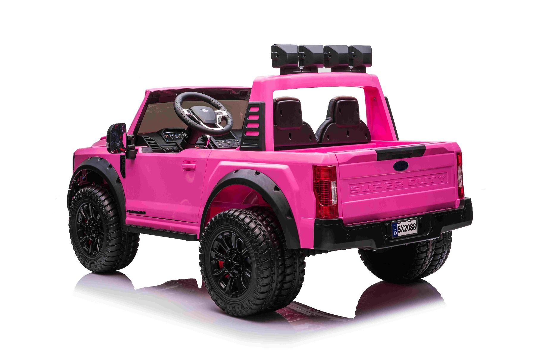 XXL Kinder Elektroauto Ford Super Duty 4x4 Allradantrieb - Elektro-Kinderfahrzeug 2 Sitzer