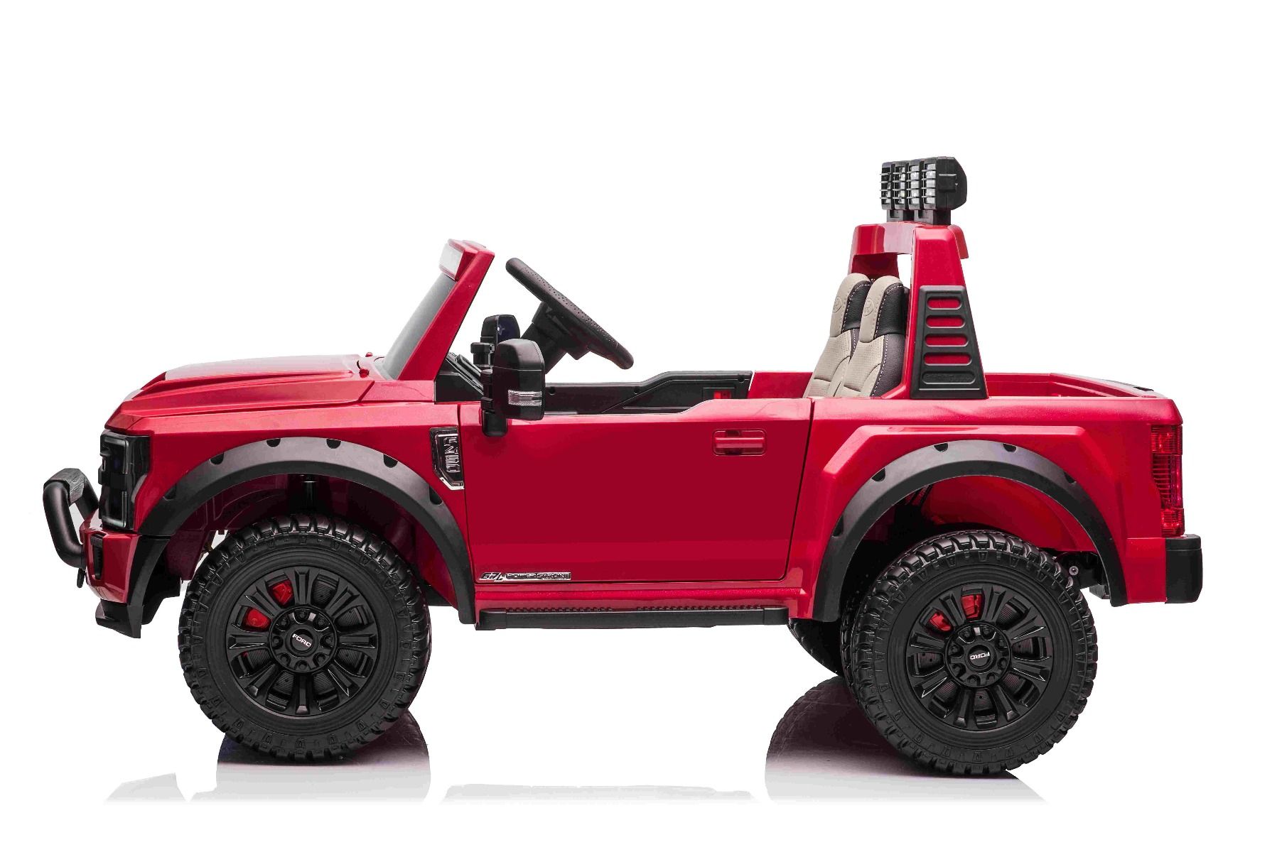 XXL Kinder Elektroauto Ford Super Duty 4x4 Allradantrieb - Elektro-Kinderfahrzeug 2 Sitzer