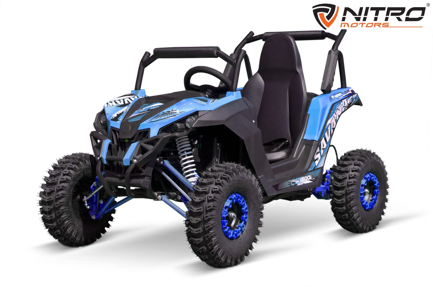 Nitro Motors Eco Gokart Savana V2 PRM6 UTV, Wellenantrieb Elektro Offroad Kinderbuggy, Strandbuggy