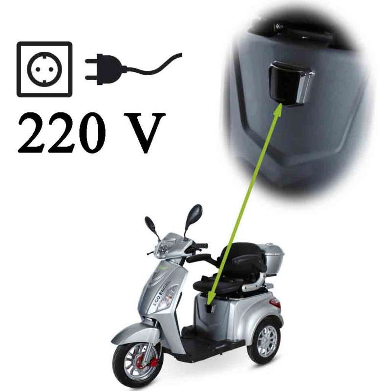 Elektro 3 Rad Roller Eco Engel 500, Seniorenroller, Elektromobil mit 1000 Watt und 15 km/h
