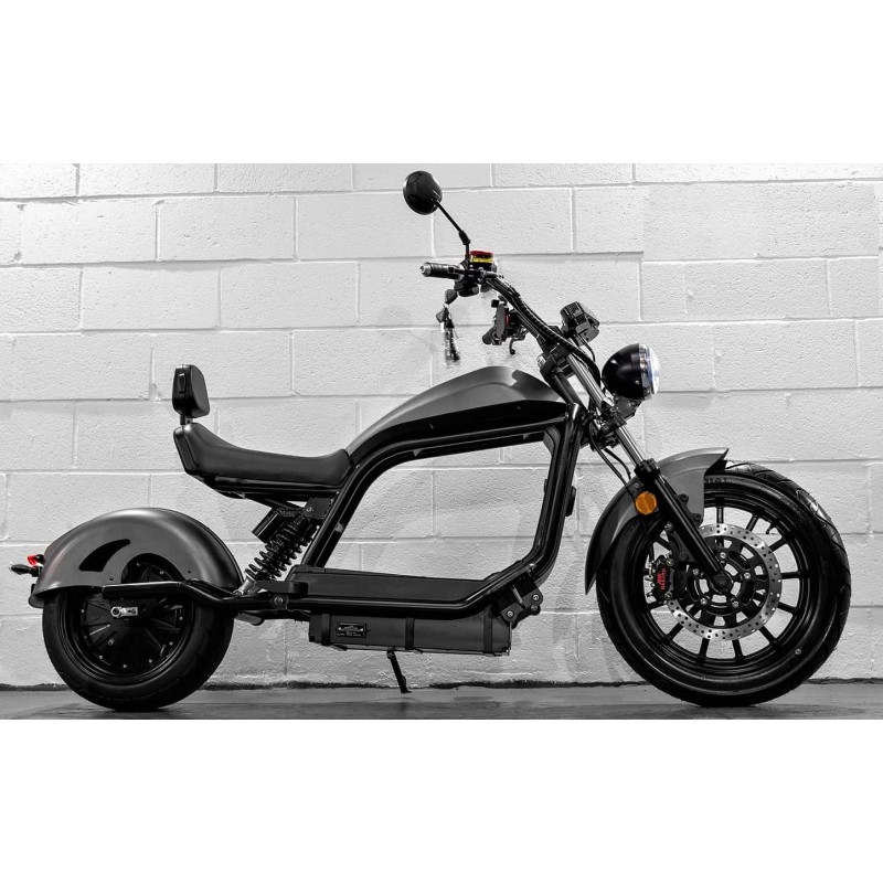 Elektroroller 2-Rad Chopper HL 6.0 mit TFT-Display, Elektro-Roller bis 45 km/h, bis 120 km Reichweite