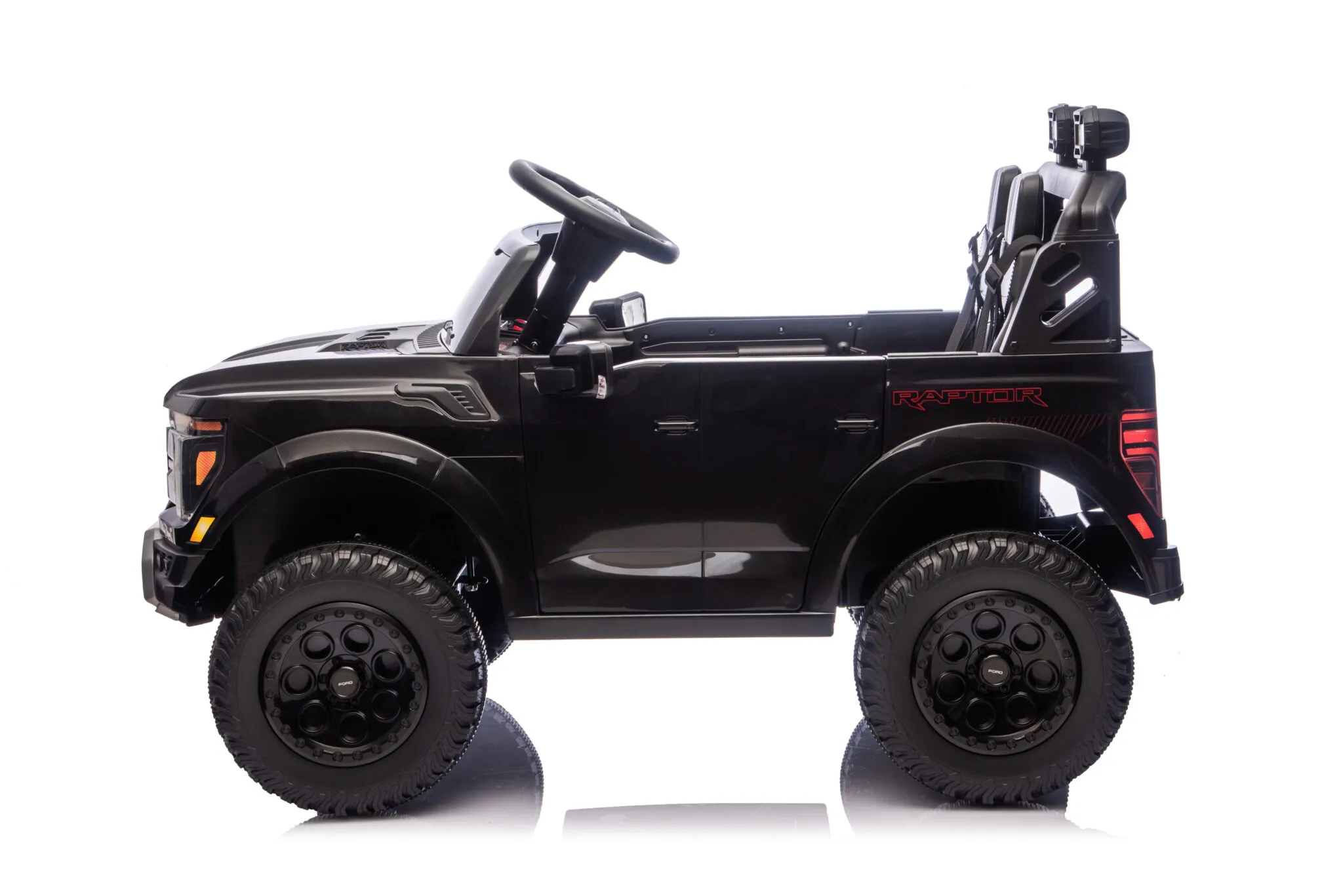 Kinder Elektrofahrzeug Pickup Ford Raptor - Zweisitzer mit 2x90 Watt, Elektro Kinderauto SUV Jeep