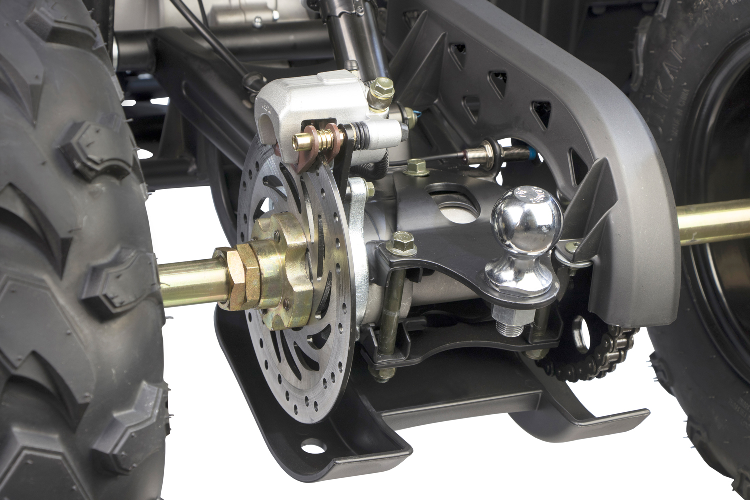 Nitro Motors Quablo CVT RS Platin Kinderquad 200cc 10 Zoll Aut.+ RG, Benzin-Kinderquad, Quad für Kinder