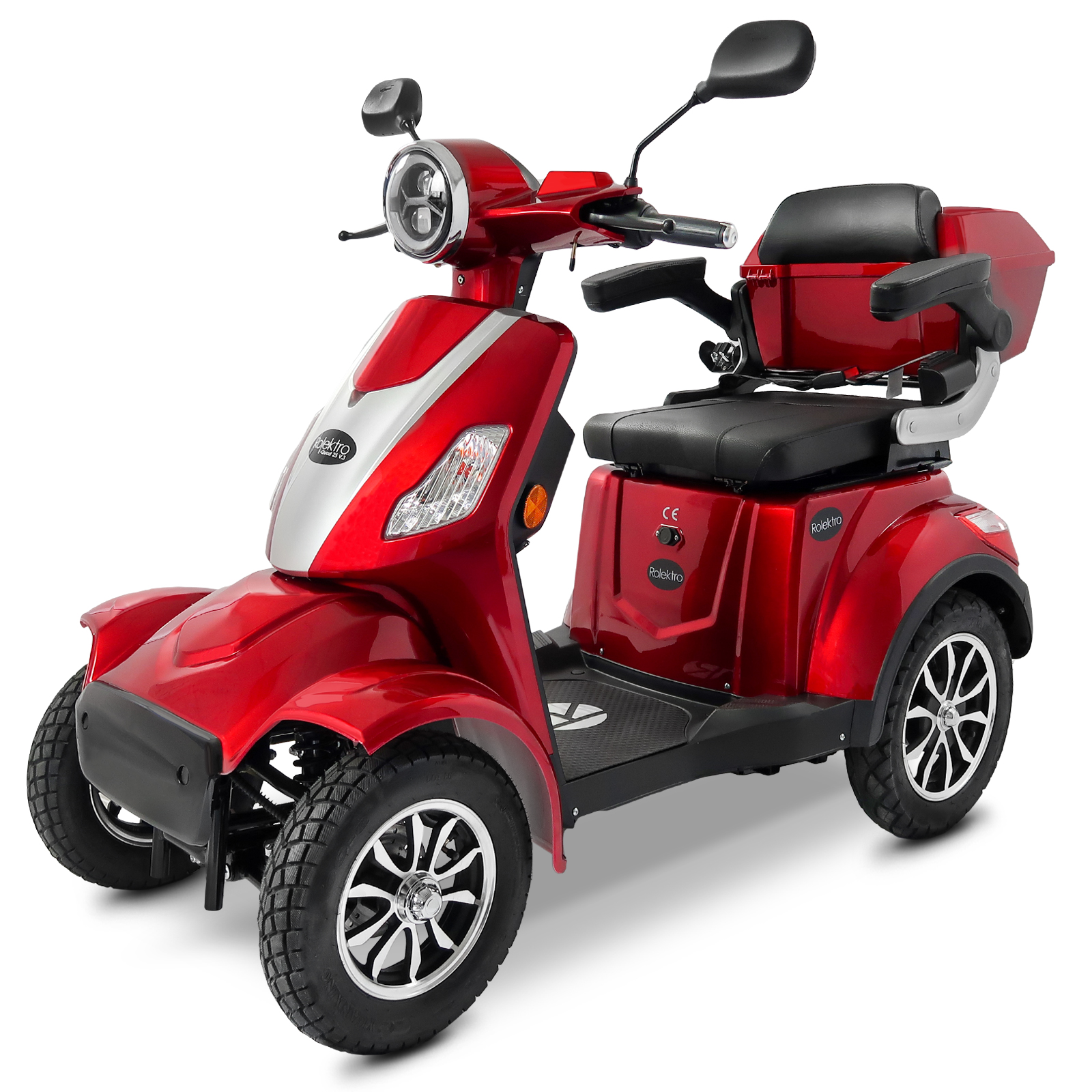 Rolektro E-Quad 25 V.3 Lithium Akku herausnehmbar - 4 Rad Seniorenmobil