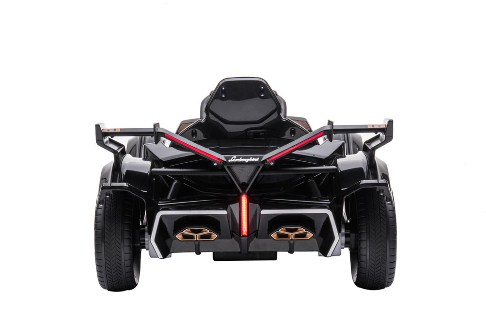Elektroauto für Kinder, Lamborghini GT HL528 Schwarz, Kinderfahrzeug zum selbst Fahren