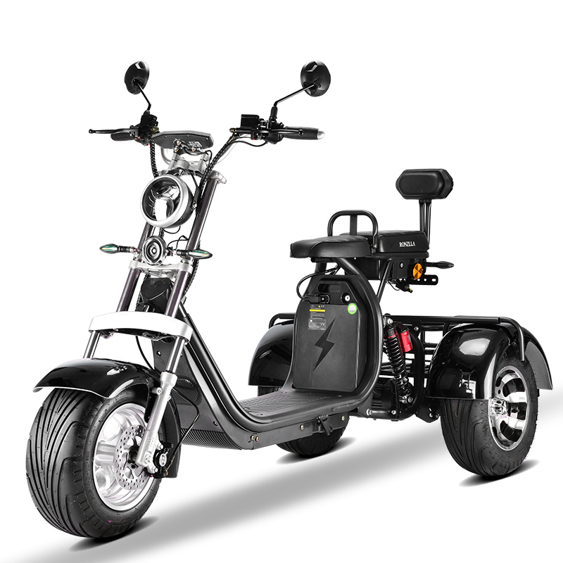 COCO BIKE Elektrotrike CP3, 3 Rad Elektroroller, E-Scooter, E-Trike 2000 Watt - 45 km/h bis 80 km Reichweite