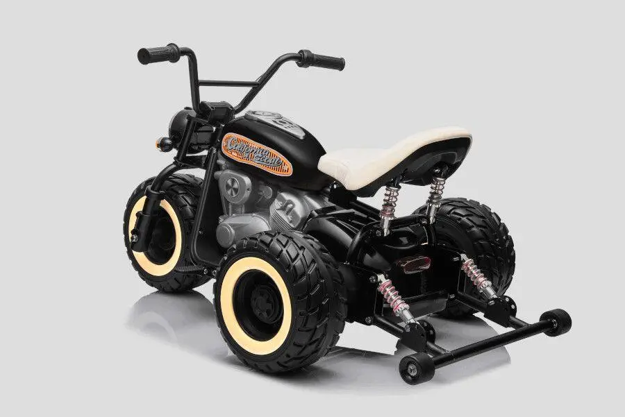 Elektro Kindertrike 10 km/h, Elektro Kindermotorrad Dreirrad, Elektromotorrad für Kinder, Chopper mit 2x800 Watt