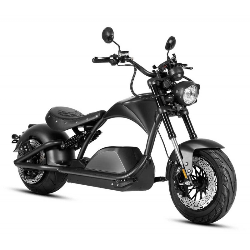 Elektroroller 2-Rad Chopper Angry Blake mit 4000 W, E-Roller bis 85 km/h und Li Samsung-Akku