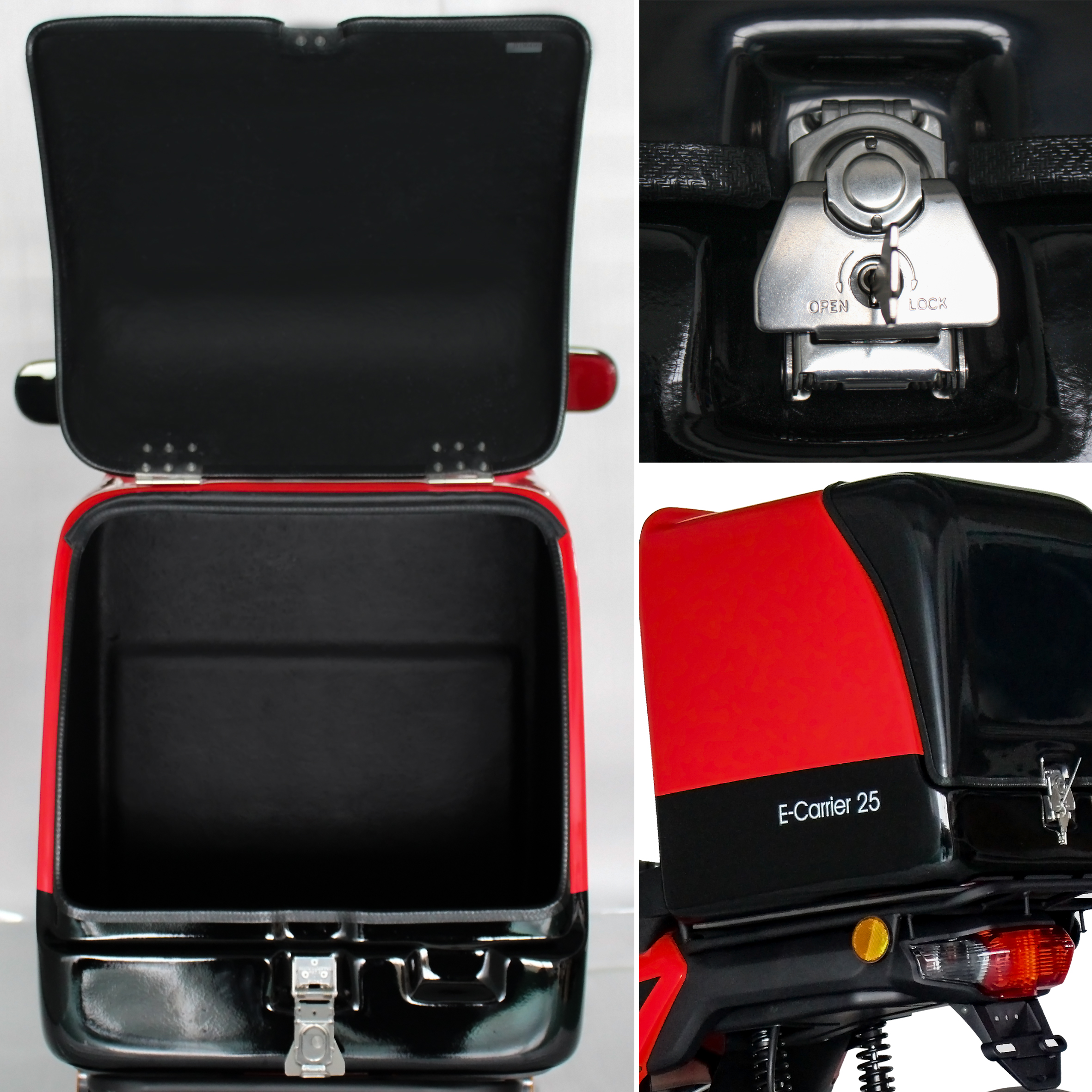 Rolektro E-Carrier 25 V.2 als Liefermobil, mit oder ohne Koffer, 2 Akku-Varianten