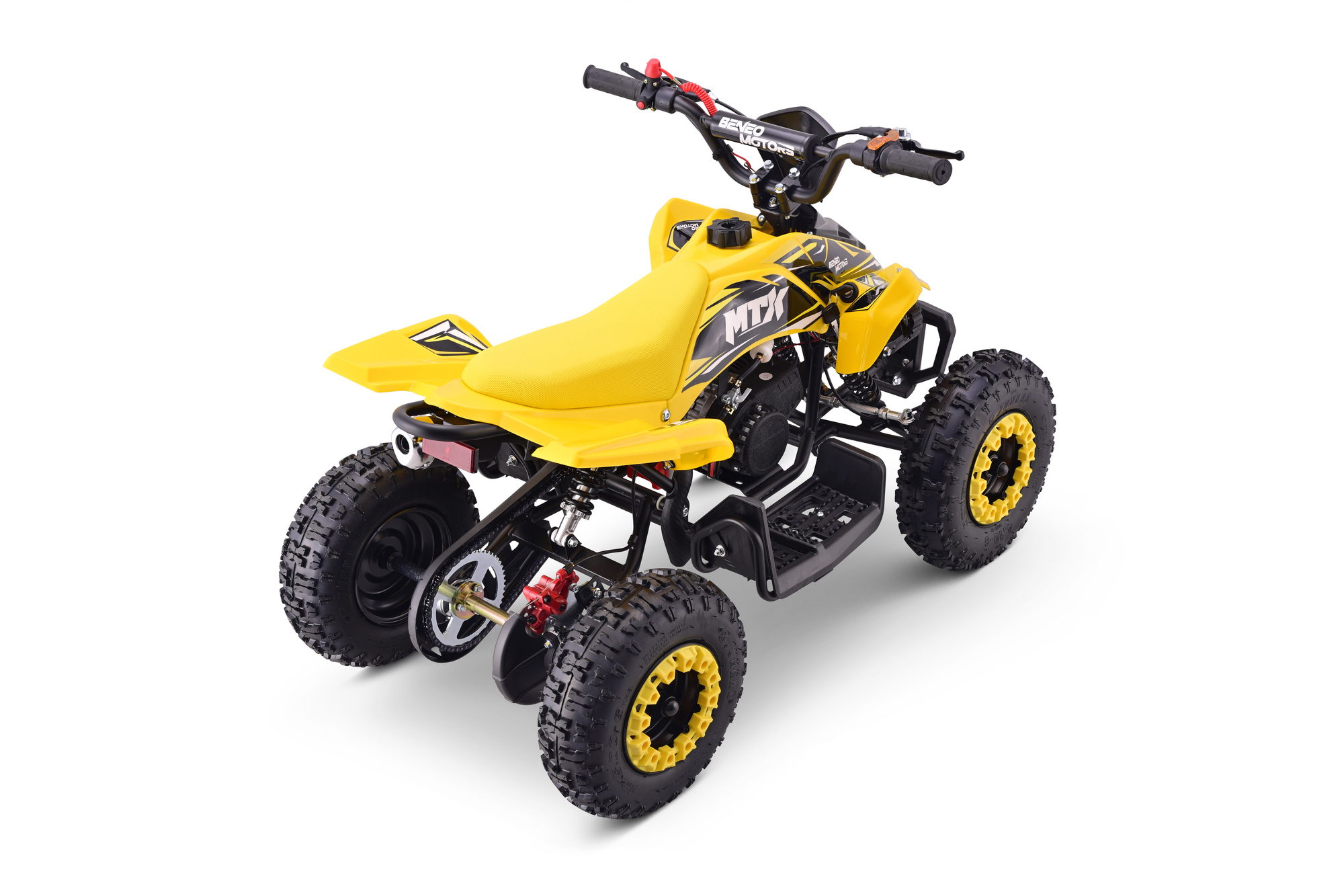 ATV Mini Anfänger Quad für Kinder Beneo Motors MTX, 49cc Benzin Kinderquad 40 km/h