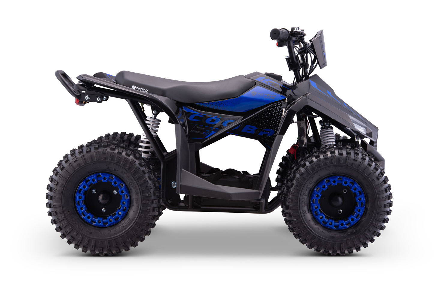 NITRO MOTORS 1200W Eco midi Kinder Quad Cooba PRM 7 Zoll,  Elektroquad für Kinder Wellenantrieb, Kinderquad bis 38 km/h