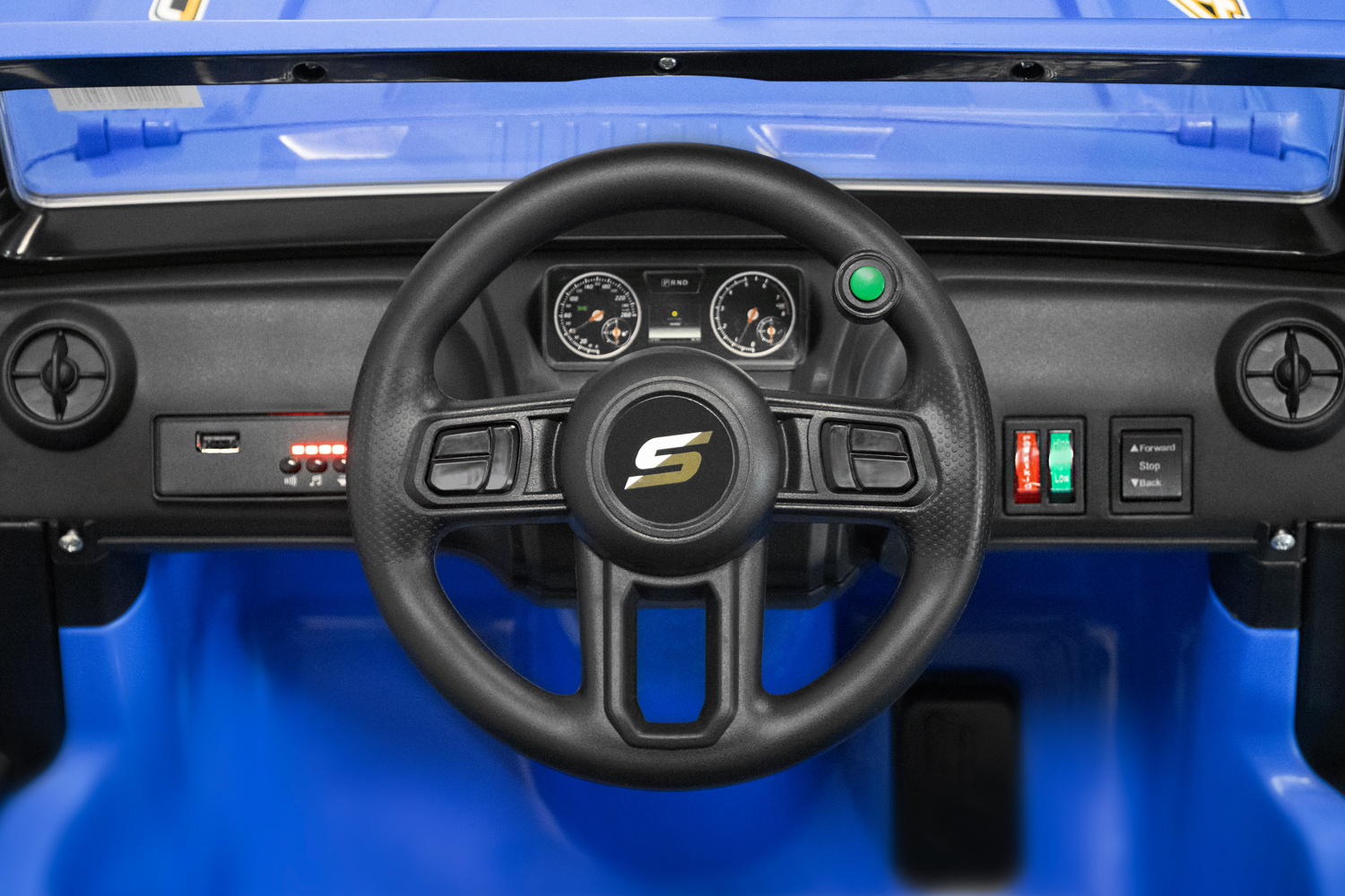 Elektro Kinderfahrzeug Offroad Jeep, Elektrojeep für Kinder mit Fernbedienung, Elektroauto für Kinder