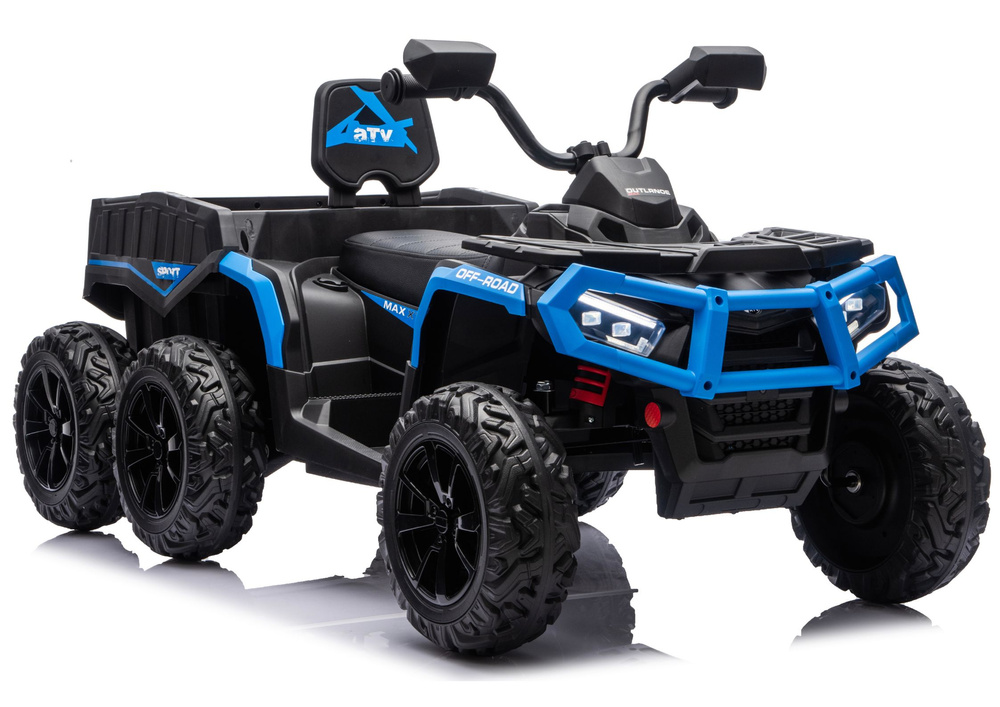 Elektro Kinderfahrzeug Elektroquad JC606 mit Trailer 6 Räder, Kinderquad ATV 4x200 Watt