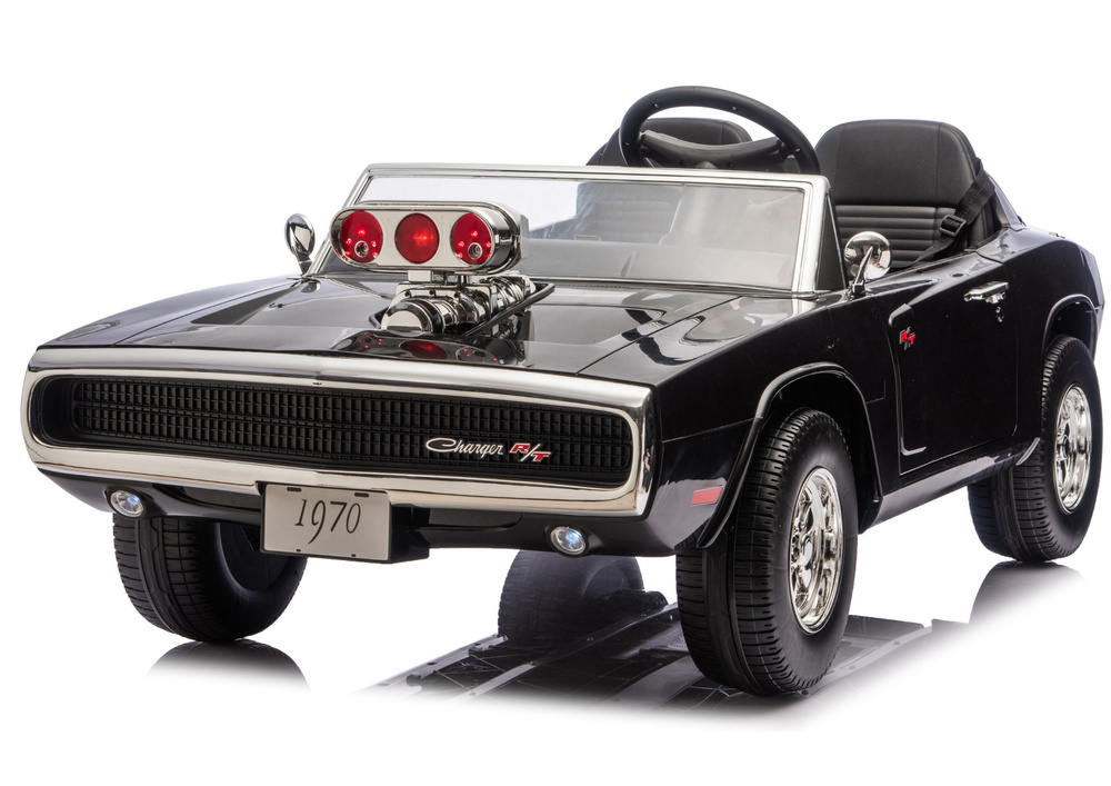 Elektro Kinderauto Dodge Charger Elektrofahrzeug für Kinder als 2-Sitzer 8 km/h und Lithiumakku & 2x200 Watt