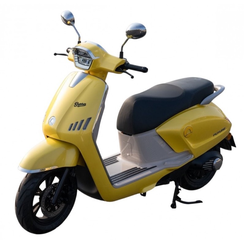 Elektromotorrad 2-Rad E-Motorrad Future 3000 Watt inkl. Topcase, Elektro-Motorrad bis 45 km/h, E-Roller
