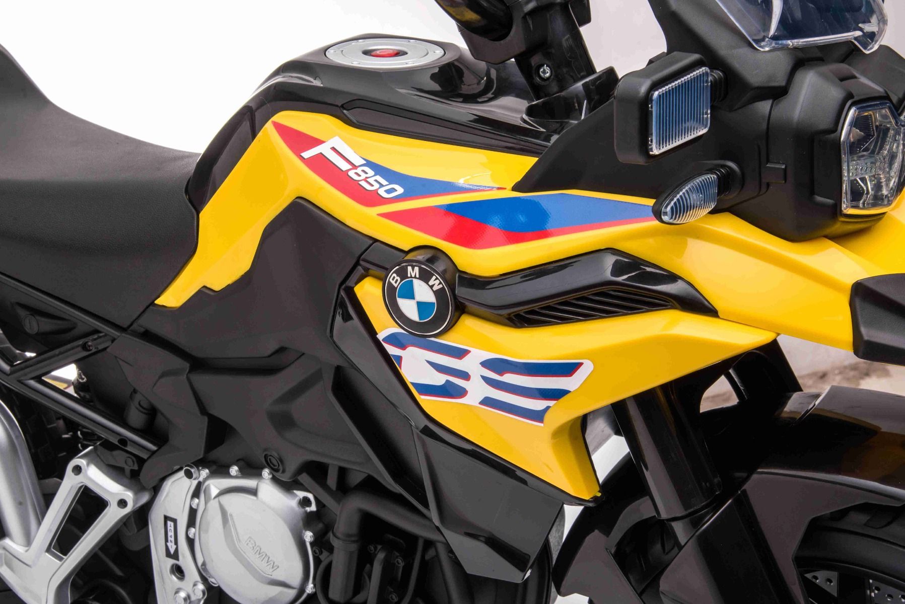 Elektromotorbike BMW F850 GS, lizenziert, Elektromotorrad für Kinder 2x35W
