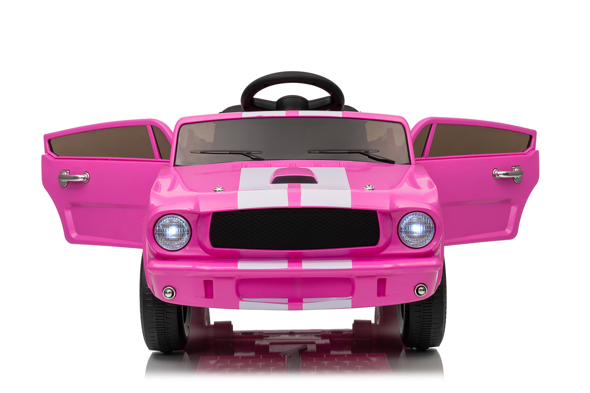 Kinderauto Shelby GT350 mit 3x30 Watt - Elektroauto für Kinder, Sportwagen für Kinder mit Fernbedienung
