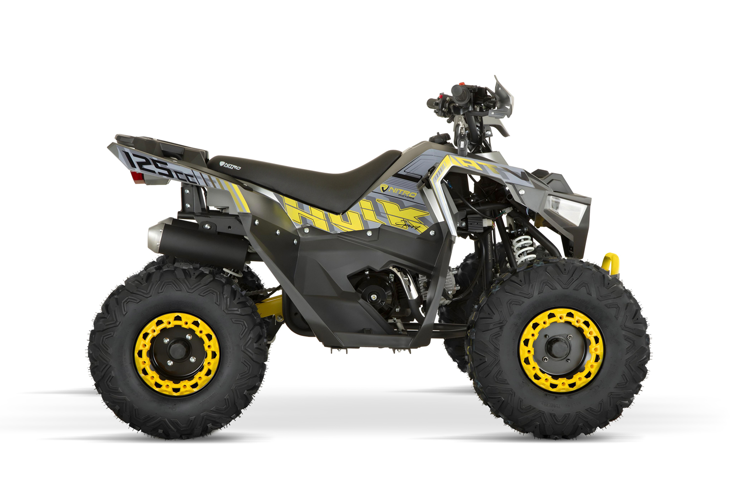 NITRO MOTORS 125cc Midi Quad HULK RS-AG8 RS-LINE Sport, Benzinquad Kinderquad 8 Zoll bis 45 km/h