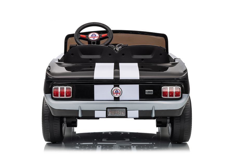 Oldtimer Elektro Kinderfahrzeug Shelby GT350 - Elektroauto für Kinder mit 4x200W, Elektrokinderfahrzeug