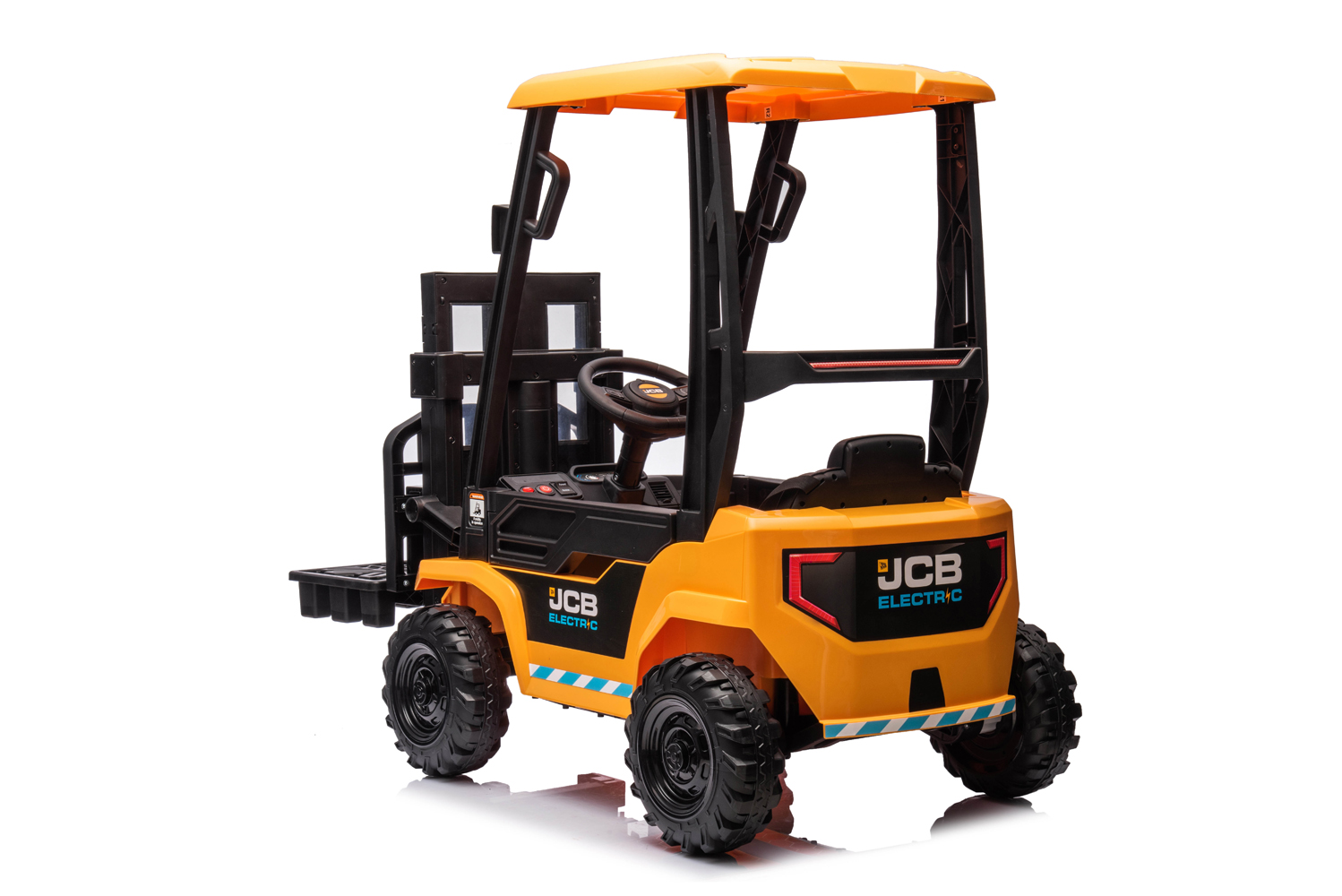 Elektro Kinderfahrzeug - Elektrogabelstapler JCB Forklift, Gabelstapler für Kinder, Elektro-Einsatzfahrzeug zum selbst Fahren