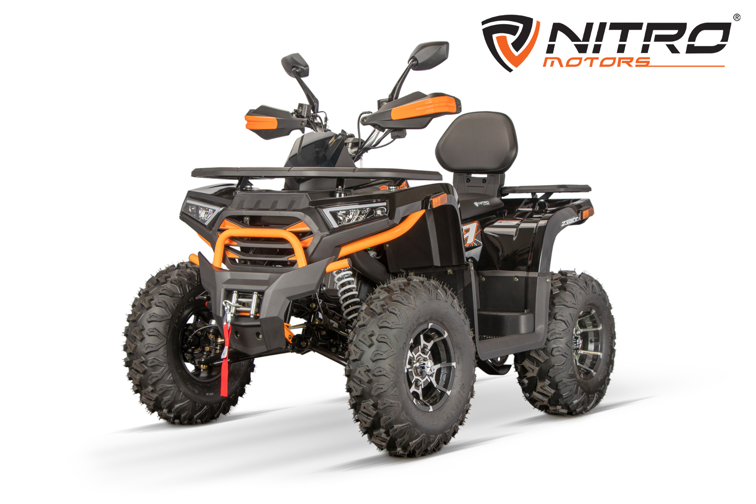 NITRO MOTORS 230cc maxi Quad Tricia CVT RS10 Platin wahlweise Seilwinde und Anhängerkupplung