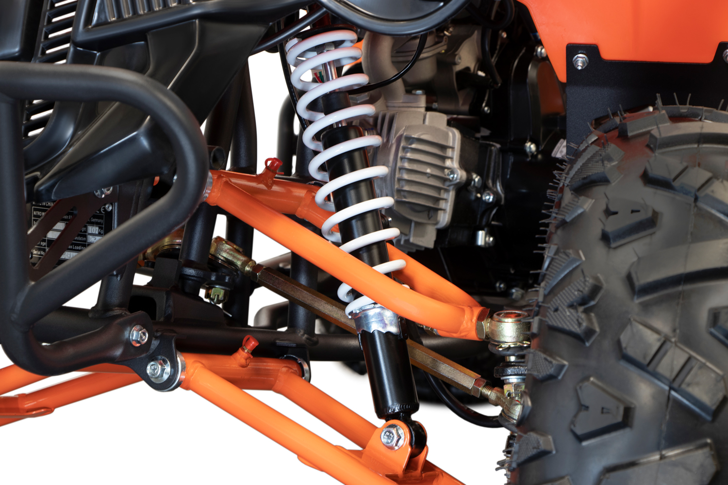 NITRO MOTORS 125cc midi Kinder Quad Warrior GS 3G8 Sport, Semi-Automatik mit RG, Kinderquad mit 8 Zoll
