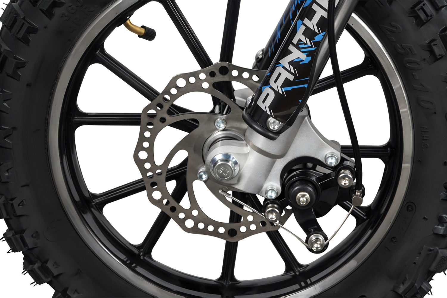 Kinder Elektrobike, Dirtbike Nitro Motors Panther 1000 Watt, Lithiumakku, 10 Zoll, Elektrobike für Kinder