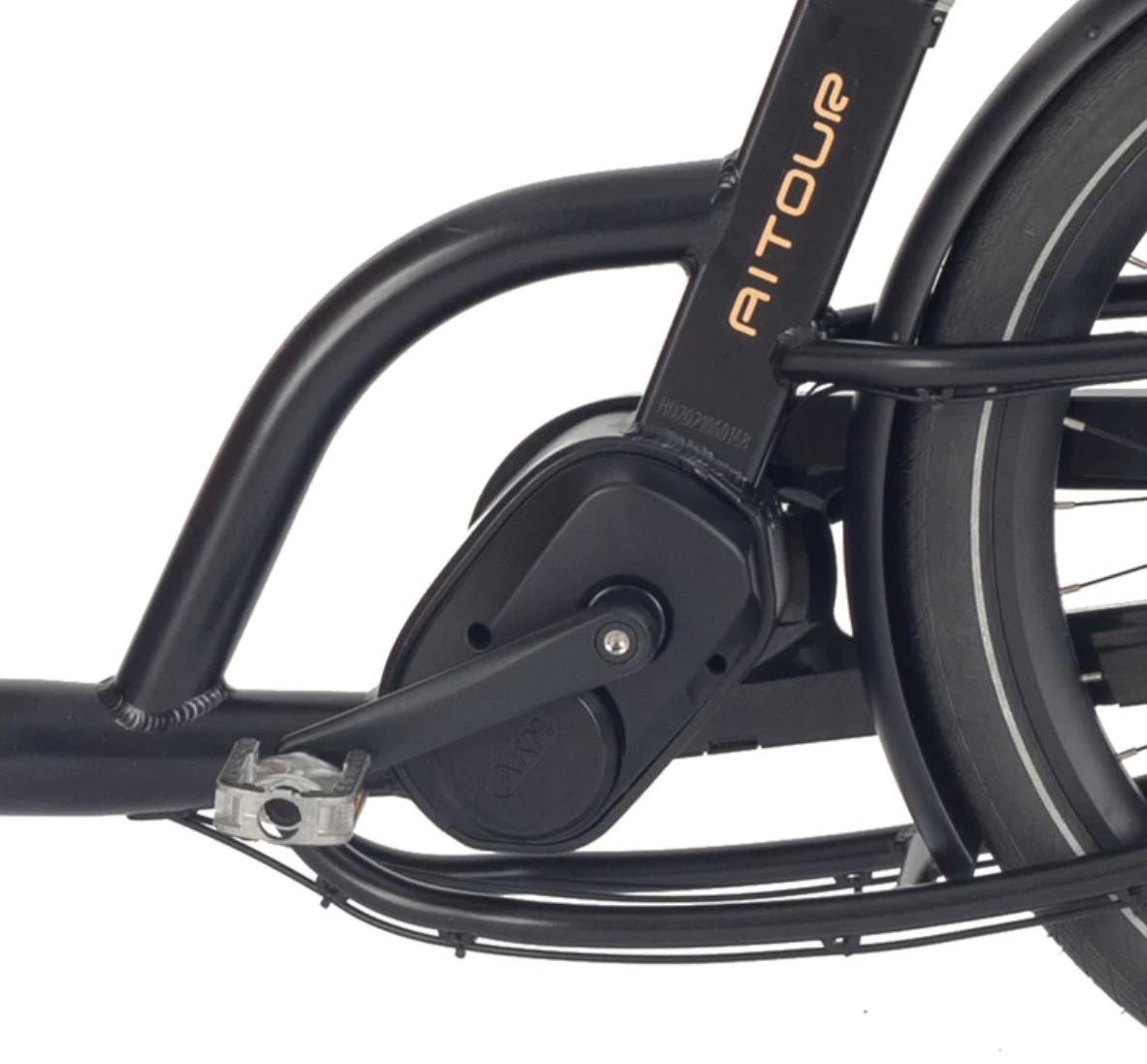 Transportfahrrad E-Bike Aitour Familie C, Elektro Lastenfahrrad, Nuvinci 330-Nabenschaltung, pannensichere Reifen
