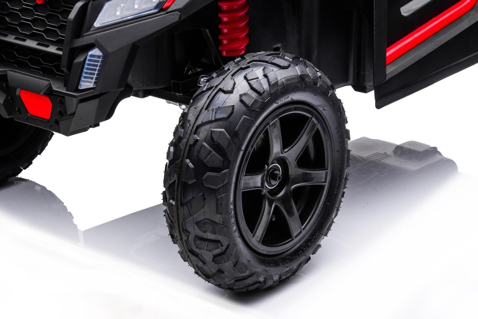 Großes Kinder Elektroauto - 15 km/h, 2-Sitzer Elektro-Buggy UTV XXL Elektrofahrzeug mit Lithiumakku und Differential Motor
