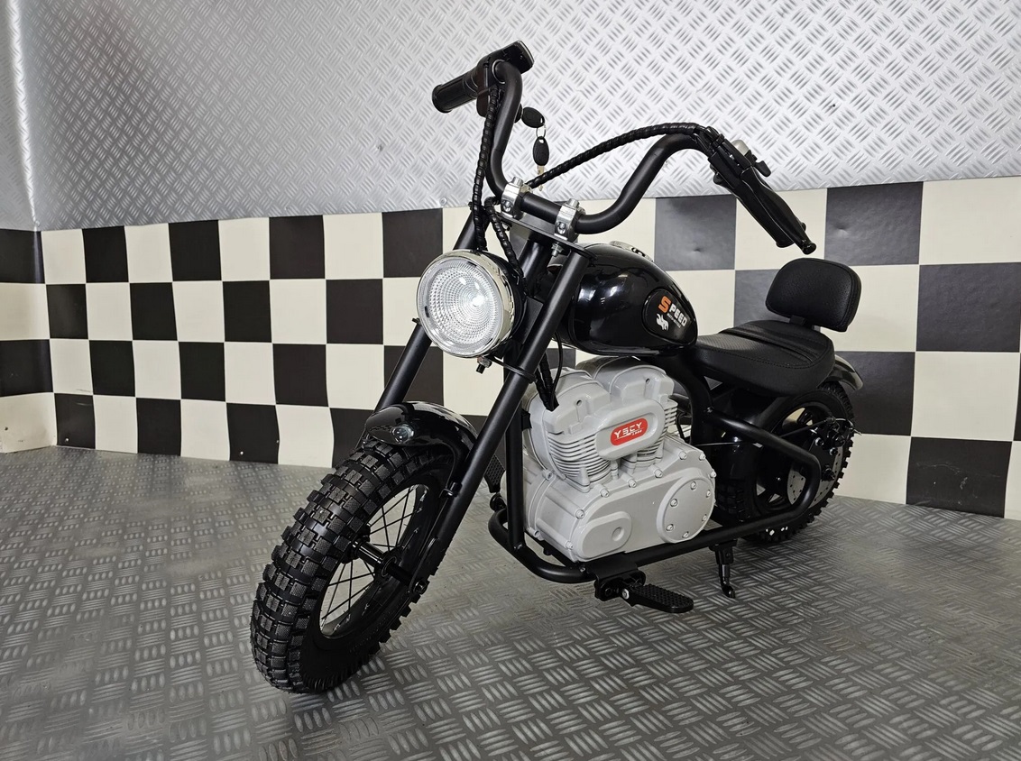 Elektrisches Kindermotorrad Chopper 24 Volt, 8 km/h, Elektromotorrad mit 200 Watt, Kids Chopper