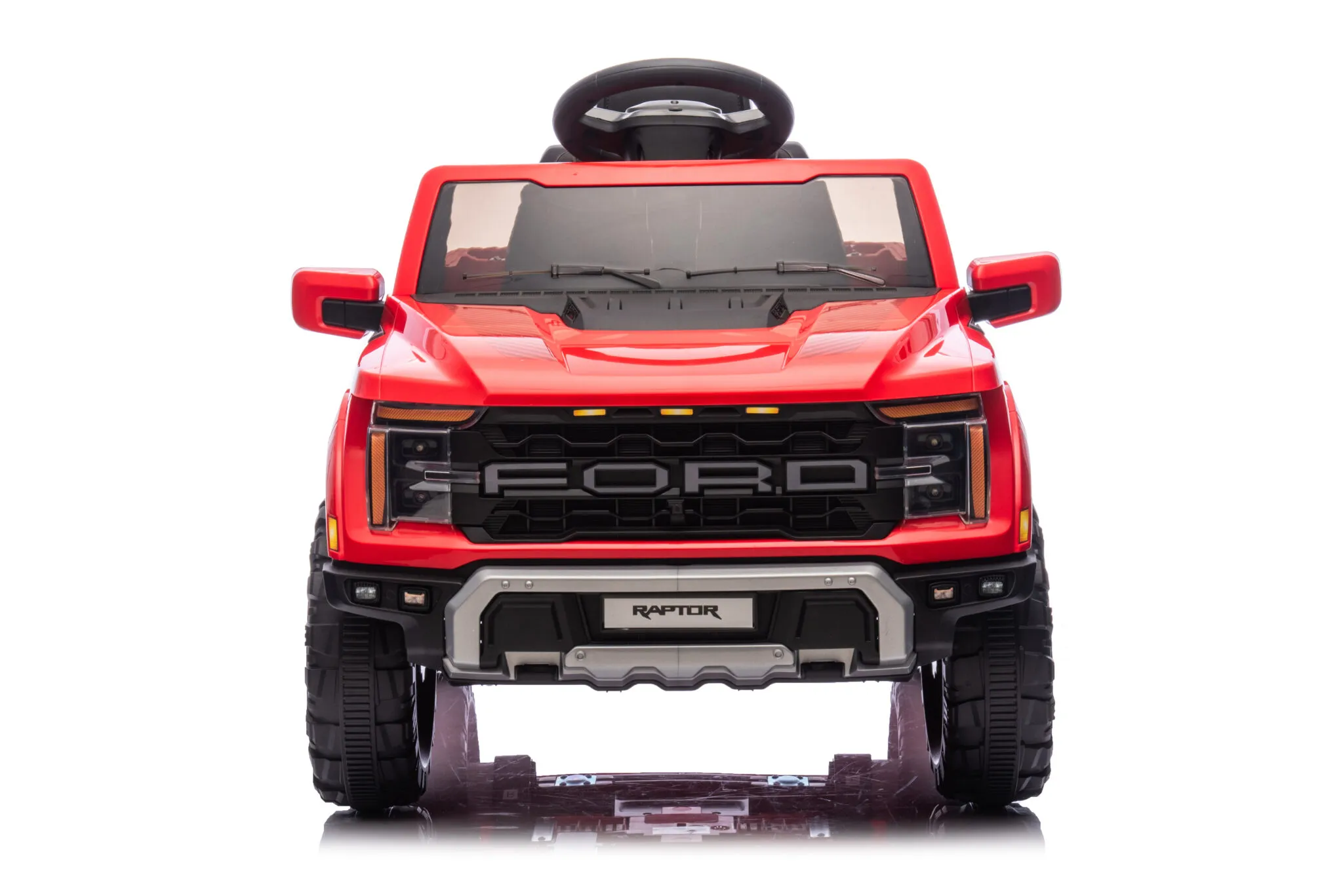 Kinder Elektrofahrzeug Pickup Ford Raptor - Einsitzer mit 2x25 Watt, Elektro Kinderauto SUV Jeep