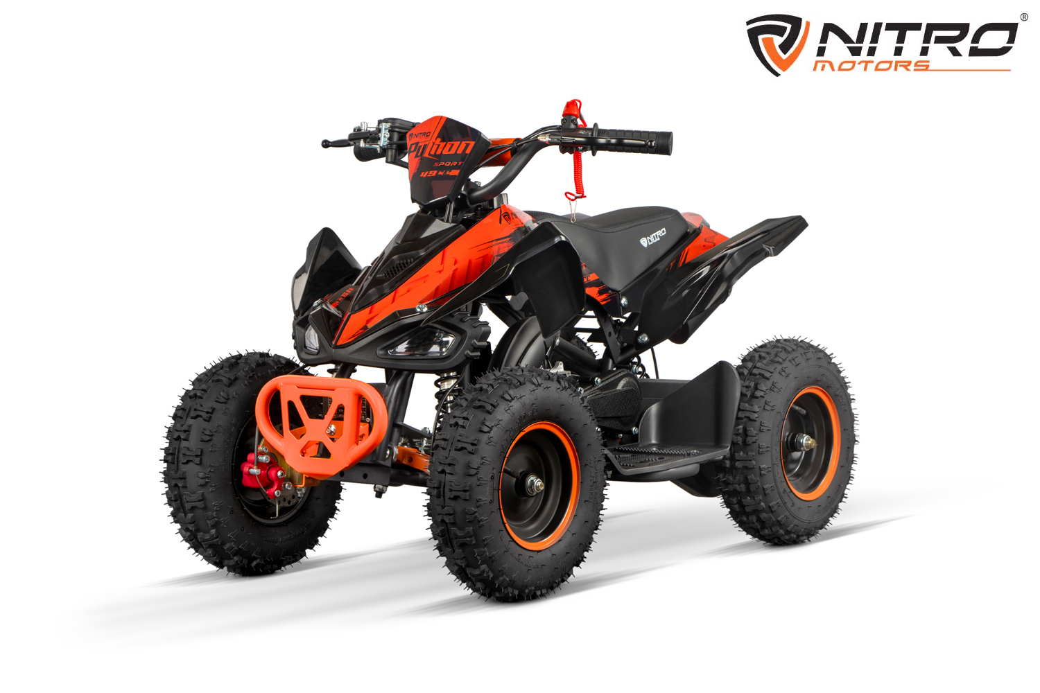 NITRO MOTORS QUAD 49cc Python Sport X-Tire 6, Miniquad, Kinderquad Benzinquad 6 Zoll
