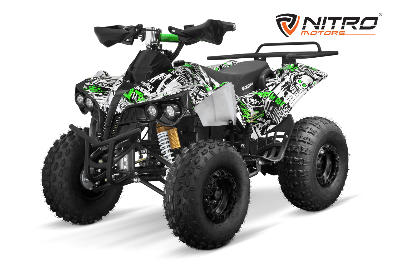Elektro Kinderquad Nitro Motors Warrior Sport 8 Graffiti Eco Midi Quad 1000W 48V 8 Zoll