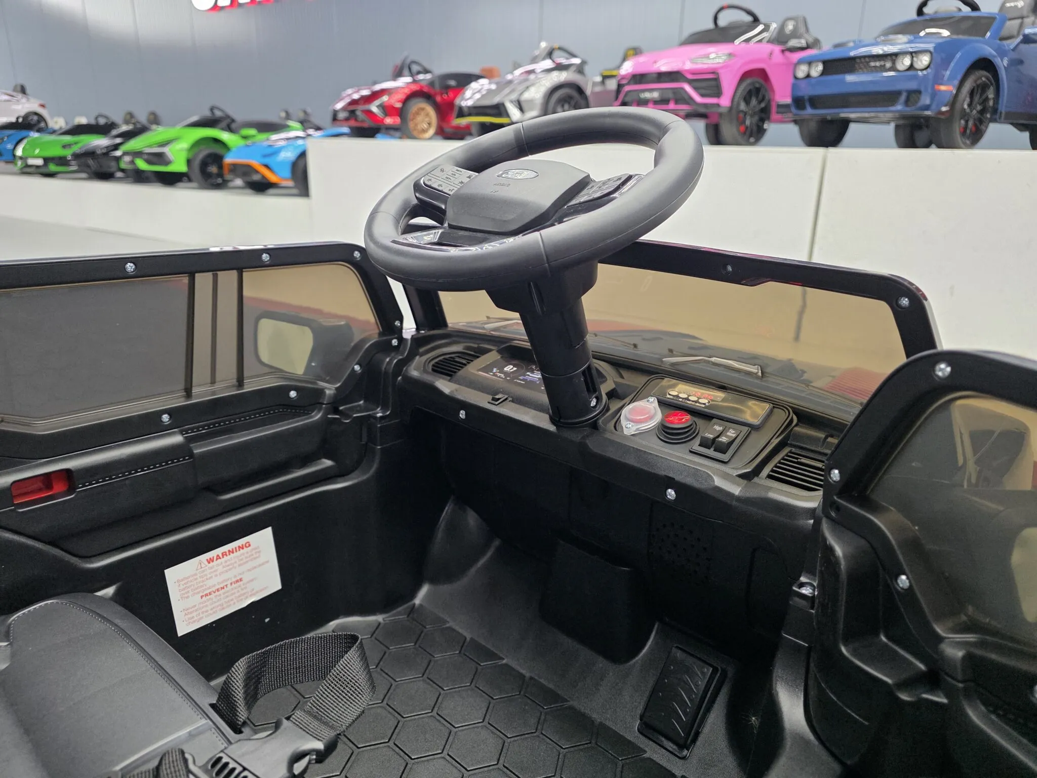 Kinder Elektrofahrzeug Pickup Ford Raptor - Einsitzer mit 2x25 Watt, Elektro Kinderauto SUV Jeep