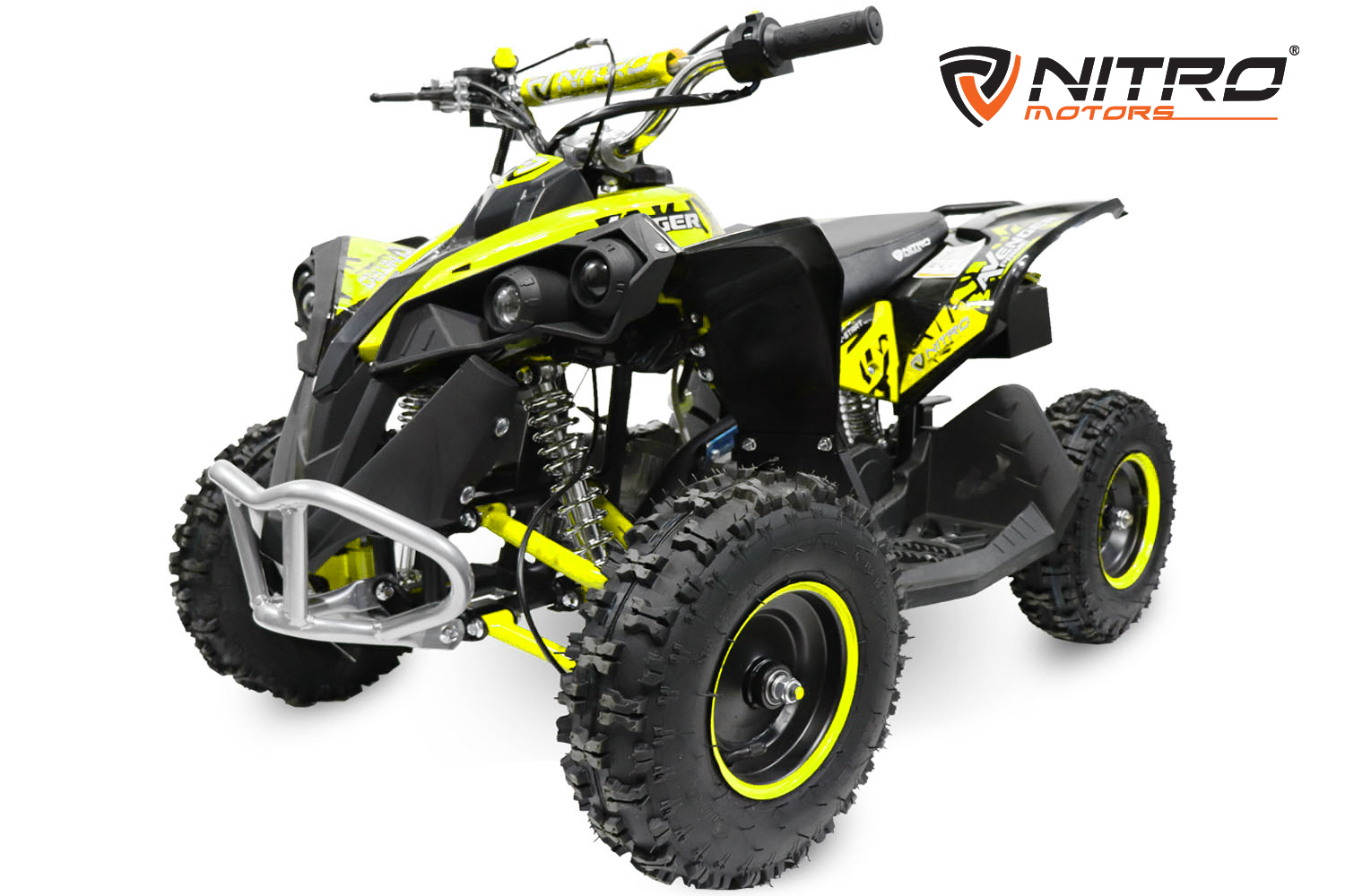 Nitro Motors Avenger 49cc mini Kinder Quad E-Start PRM 6 Zoll, Miniquad Atv Kinderquad, Benzinquad