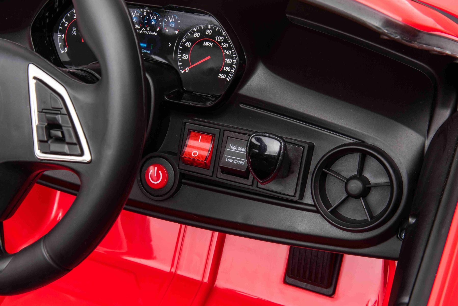 Kinder-Elektroauto Chevrolet Camaro, Elektro Kinderfahrzeug mit 2x35W, Sportwagen für Kinder