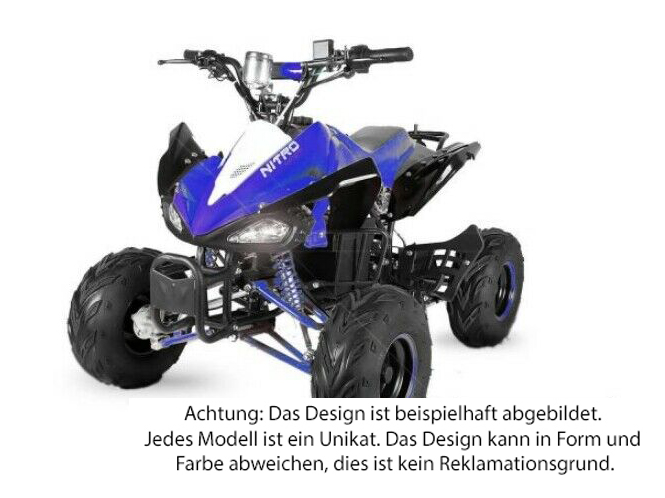 Elektro Kinderquad Speedy Eco Midi Quad 1000 Watt S8 48V 8 Zoll Wellenantrieb mit Differential