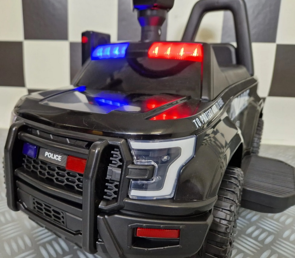 Elektro Kinderauto Mini Polizei, Elektrofahrzeug für Kinder mit Batterie