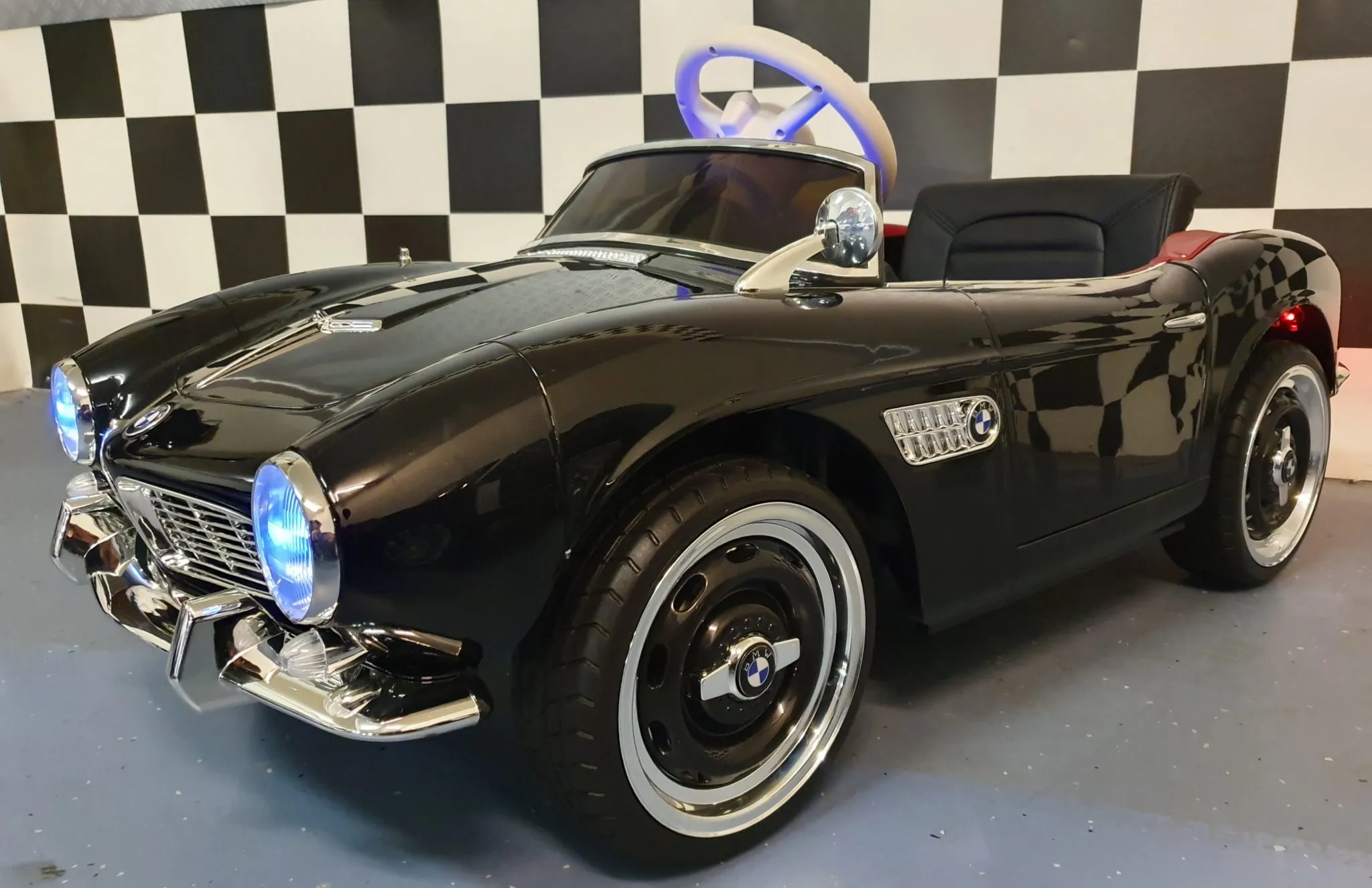 Spielzeugauto BMW 507 - Elektro Kinderfahrzeug, Elektroauto, Kinderauto Oldtimer - LIZENZ