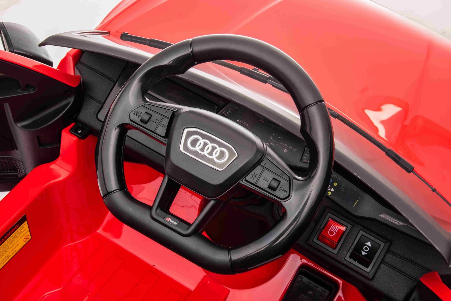 Elektro Kinderfahrzeug Audi RS6, Elektro Kinderauto mit 2x25 Watt, Elektroauto für Kinder zum selber Fahren