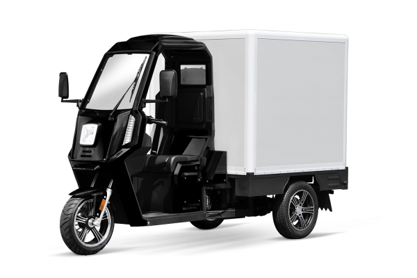 Elektroauto Lieferwagen, Lieferfahrzeug Elektro GECO Truck XC V9 Pickup Kofferaufbau, Elektro Transporter