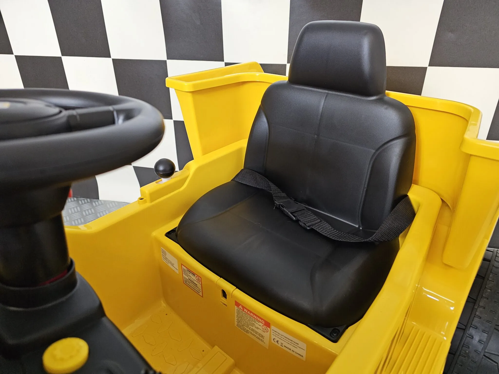 Kinderfahrzeug Baustellenfahrzeug CAT Dump Truck, Elektro-Kipper für Kinder, Elektro Kindertruck